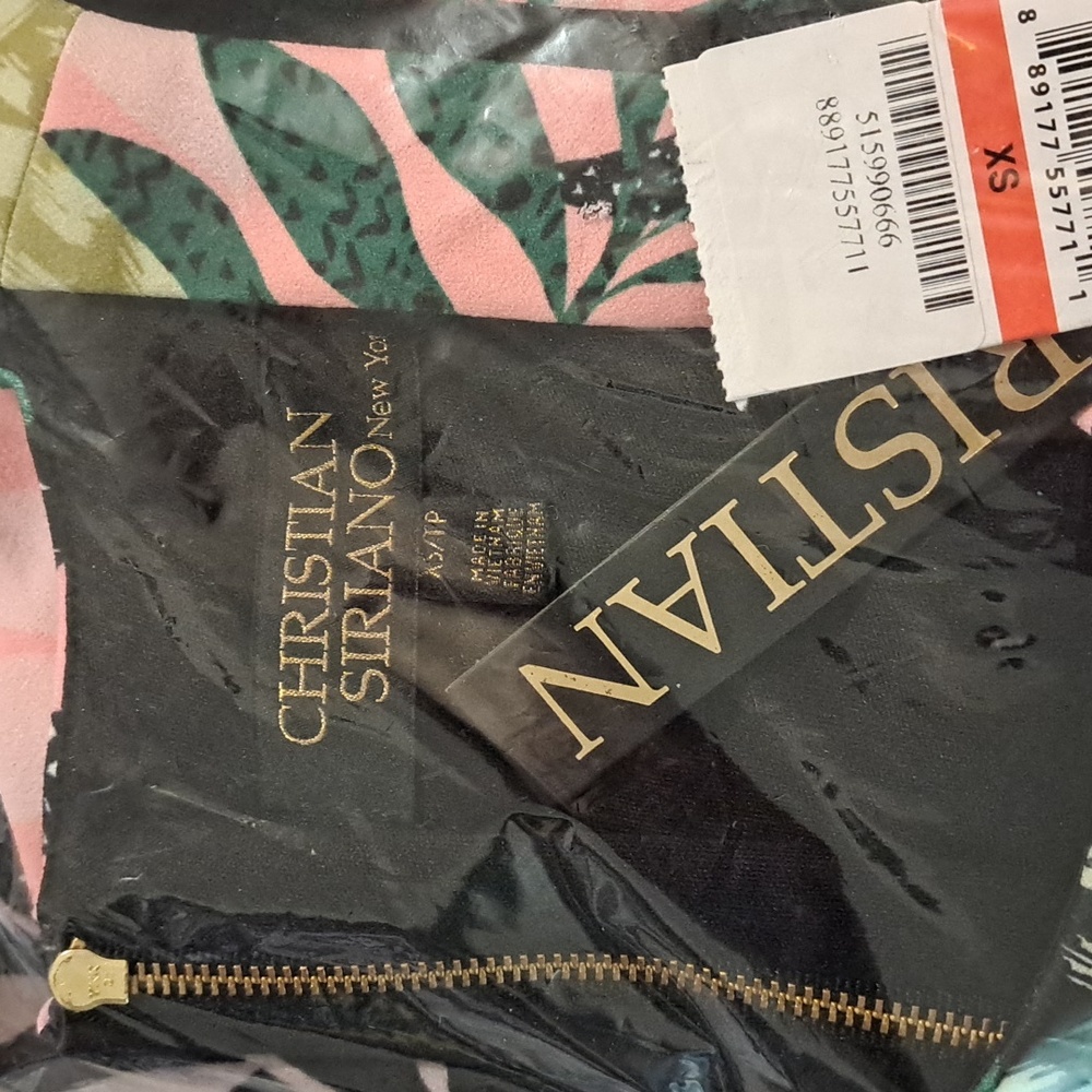 Christian Siriano Womens Black Lined Sleeveless Square Neck Mini Sheath Dress XS - Picture 3 of 6